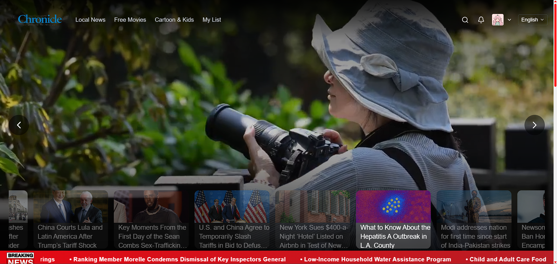 The Chronicle — News & Entertainment Streaming