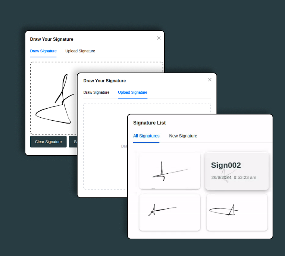 Signature Management